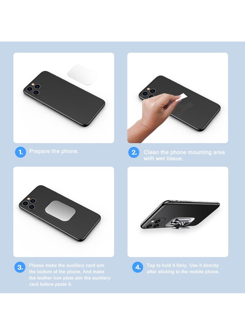 Magnetic Car Phone Holder 7*2cm, Sticky Car Phone Holder, Mini And Portable, Alloy Material, Seamless Adhesion Without Blocking Vision, Compatible With Most Cars And Mobile Phones - Image 5