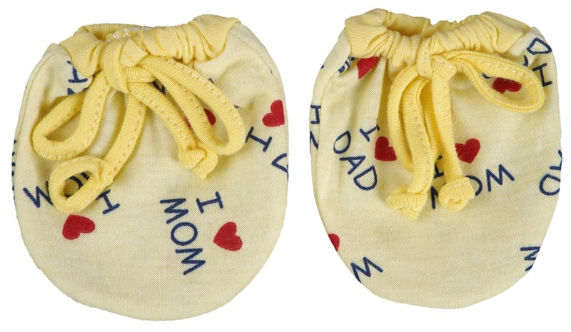 CUTEABLY Newborn Scratch Gloves,Dori Mittens, Baby, Infant, Toddler, Boys, Girls, Scratch Mittens for Baby Care (0-12 Months)-Pack of 5 - Image 4
