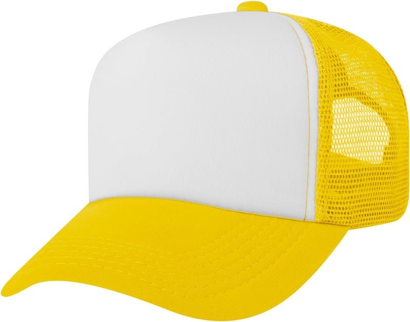 TopTie Kids 5 Panel Trucker Cap Mesh Snapback Hat Foam Front for Boys Girls Aged 3-7 Years Old - Image 2