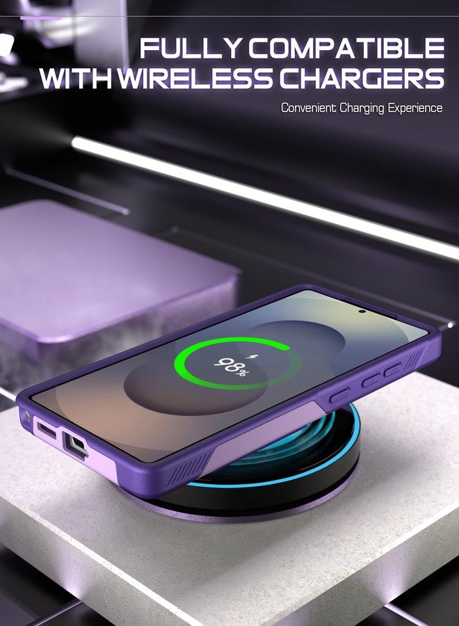 Poetic Neon Case for Samsung Galaxy S25 Ultra 5G, Dual Layer Heavy Duty Rugged Lightweight Slim Shockproof Protective Cover Phone Case, Purple - Image 5