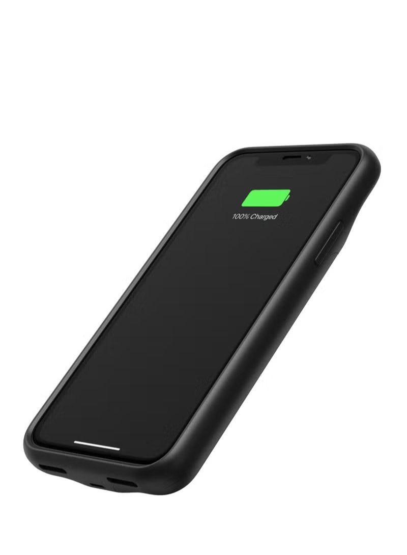 BORTONY Slim and External Backup Battery Power Bank Case Cover 3500mAh for Apple iPhone 11 Pro Black - Image 3