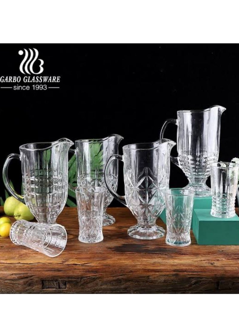 Generic A stylish flask set with transparent cups The volume of the beaker is 1.7 litres  - Image 3