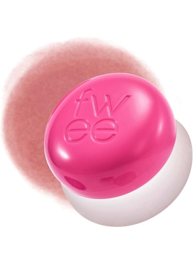 fwee Blurry Pudding Pot - Airbrushed Blush & Lip in Skirt (Peachy Pink) - Image 1