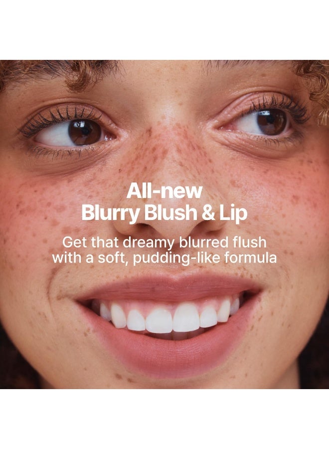 fwee Blurry Pudding Pot - Airbrushed Blush & Lip in Skirt (Peachy Pink) - Image 3