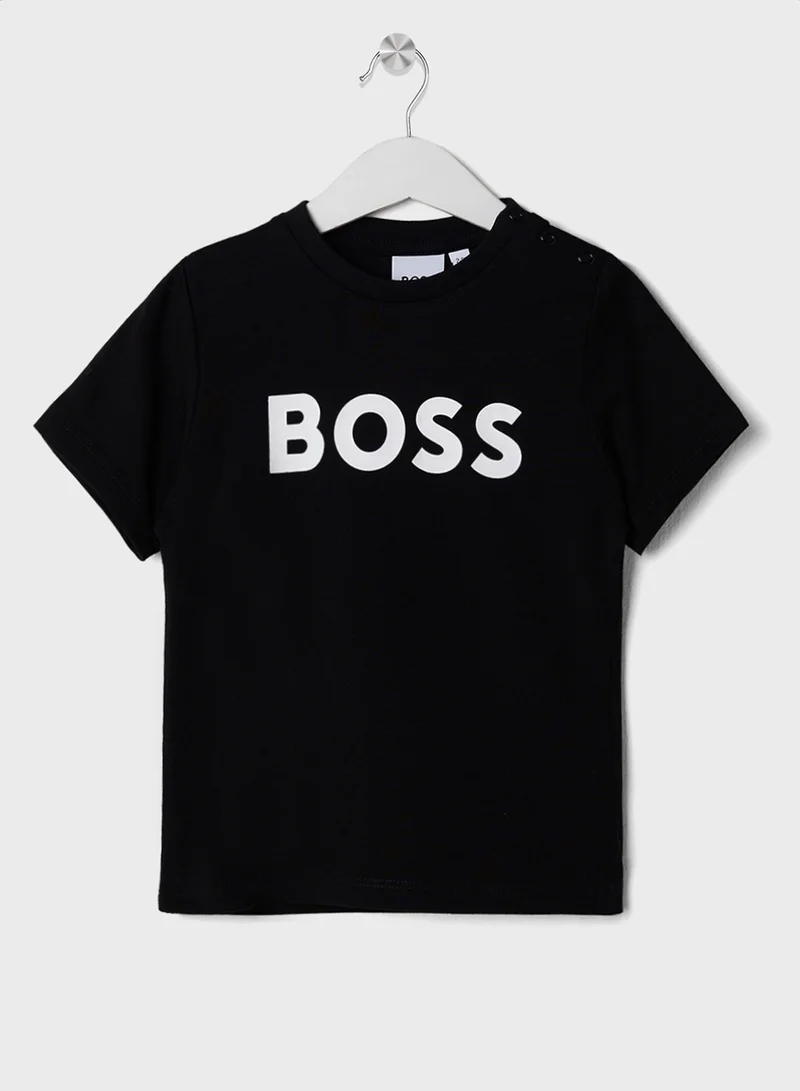 بوس Kids Logo T-shirt