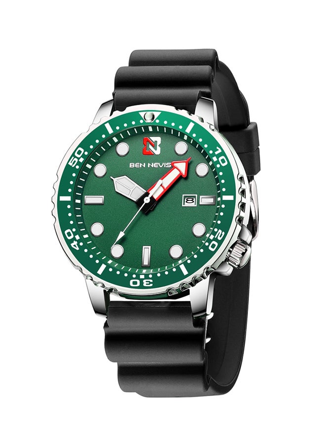 BEN NEVIS Waterproof Quartz Wrist Watch for Men - BN3010G-BlackGreen - Image 1