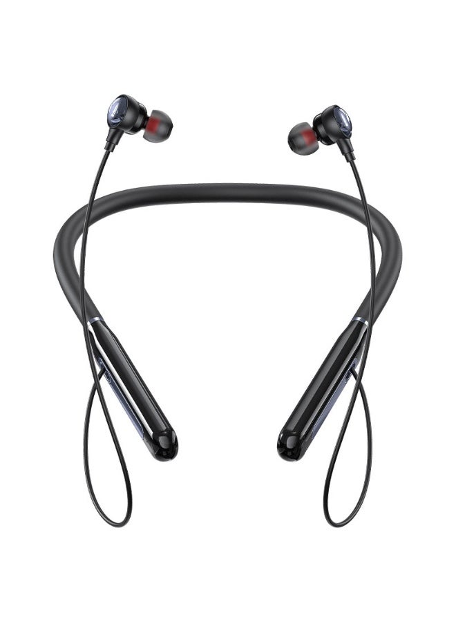 ACEFAST In-Ear Bluetooth Neckband Earphones N5, 30 hours of Music Playback Time, Neck-hanging wireless earphones, USB-C Charging Port, Full Charge in 1 Hour, IPX4 Waterproof - Black - Image 1