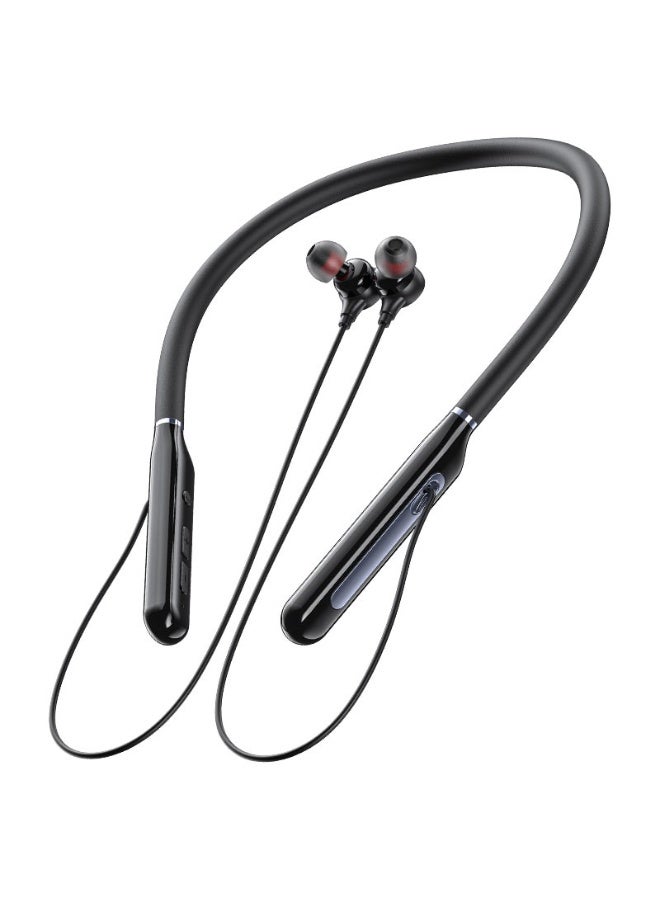 ACEFAST In-Ear Bluetooth Neckband Earphones N5, 30 hours of Music Playback Time, Neck-hanging wireless earphones, USB-C Charging Port, Full Charge in 1 Hour, IPX4 Waterproof - Black - Image 3