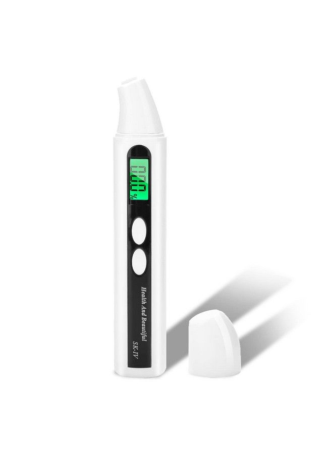 Sonew Digital Skin Moisture Detector Portable Facial Oil Content Analyzer Lcd Display Skin Care Tester Detector Face Care Monitor(White)  - Image 1