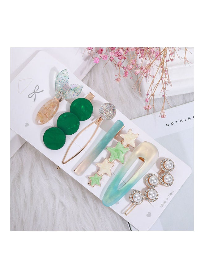 نيبمينينت طقم دبابيس شعر عصرية من 7 قطع متعدد الألوان - Image 1