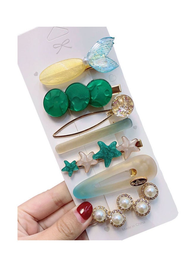 نيبمينينت طقم دبابيس شعر عصرية من 7 قطع متعدد الألوان - Image 3