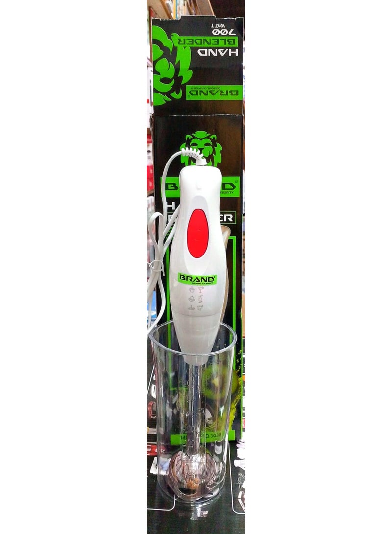 BRANDY Brandy 3 in 1 700W Hand Blender with Stainless Steel Shatterproof Cup  - Image 3