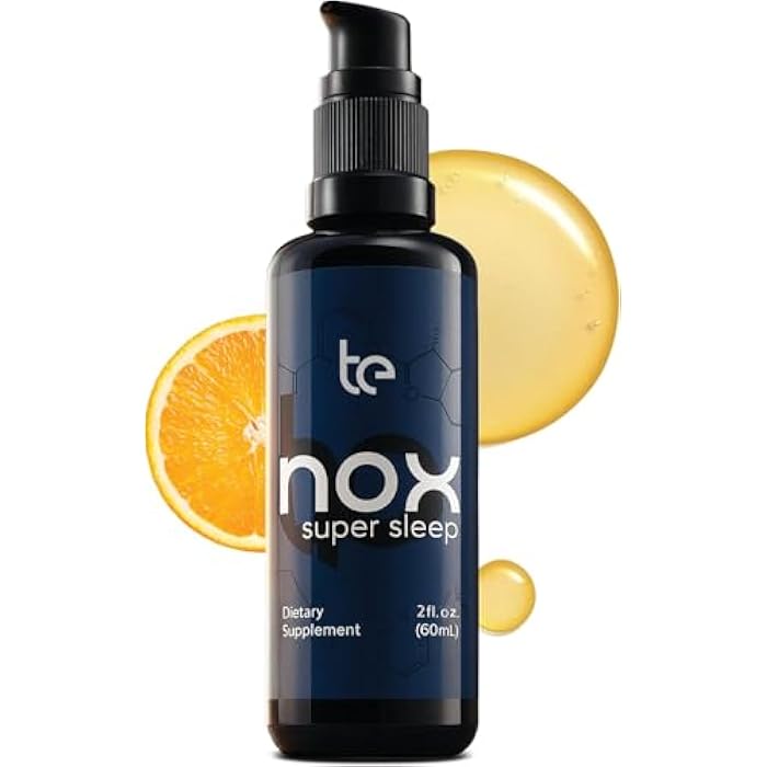 te Nox Super Sleep – Natural Sleep Aid for Relaxation & Circadian Rhythm Support | Helps Calm Restlessness, Supports Melatonin Production & Sleep-Wake Cycle | Liquid Formula | Non-GMO | Made in USA - Image 1
