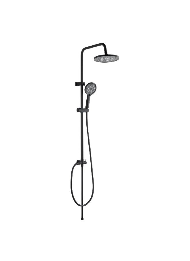 Aqua Drop Wall Mounted Installation Retro Fit Shower System Black 6.5 x 98 x 35 cm DF591B 