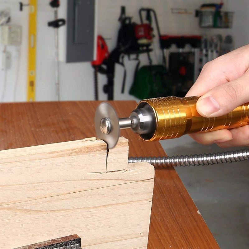 DIY Crafts Pack of 120 Pcs Kit Multi Combo Kit Cutting Wheels Diamond Cutting Wheel HSS Circular Saw Blades Resin CutOff Wheels Keyless Chuck Mandrels foPack of 120 Pcs Kit Multi Combo Kit - Image 5