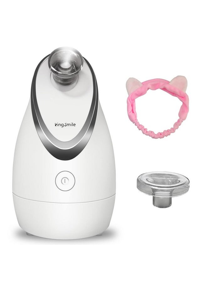 Kingsmile - Facial Steamer 2 In 1 Face Steamer For Facialcompact Nano Steamer With Aromatherapyface Humidifier Adjustable Nozzle Warm Powerful Steam For Home Spacleanses And Moisturizessinuses - Image 1