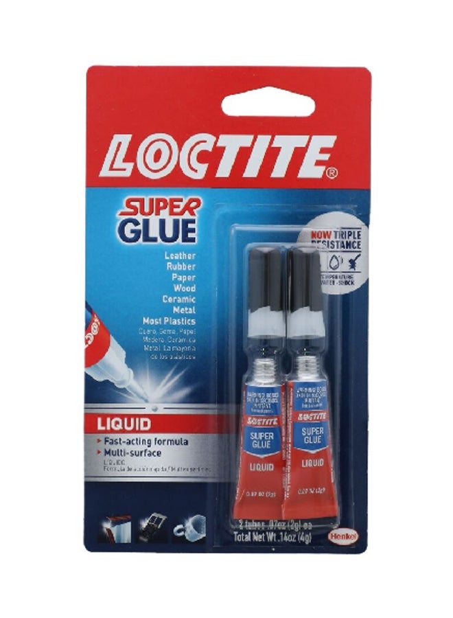 لوكتيت انبوب الغراء الفائق السائل المكون من قطعتين 4 غم من  1399963 - Image 1