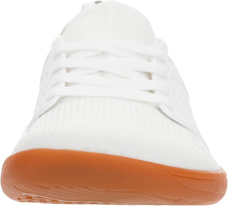 WHITIN Women's Minimalist Barefoot Low Zero Drop Shoes Female Sneakers Width Ladies Size 6.5 Wide Toe Box Walking Trail Running White/Gum 37 - Image 3