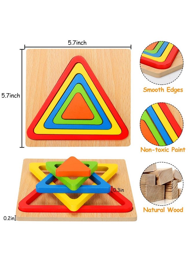Toddler Puzzles Wooden Toys Montessori Shape Sorting Puzzle Sensory Toys Toddlers Activities Preschool Learning Early Educational Travel Autistic Montessori Toys 1 2 3 Year Old Age 13 - Image 4