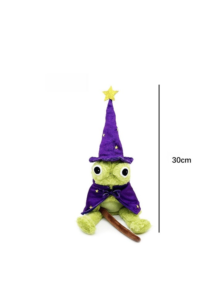 عام ضوء القمر مانور الضفدع معالج شخصية دمية لطيف ألعاب من نسيج مخملي أفضل هدية للعائلة والأصدقاء - Image 4