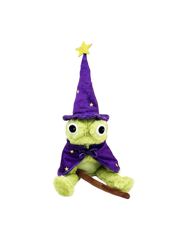 عام ضوء القمر مانور الضفدع معالج شخصية دمية لطيف ألعاب من نسيج مخملي أفضل هدية للعائلة والأصدقاء - Image 1