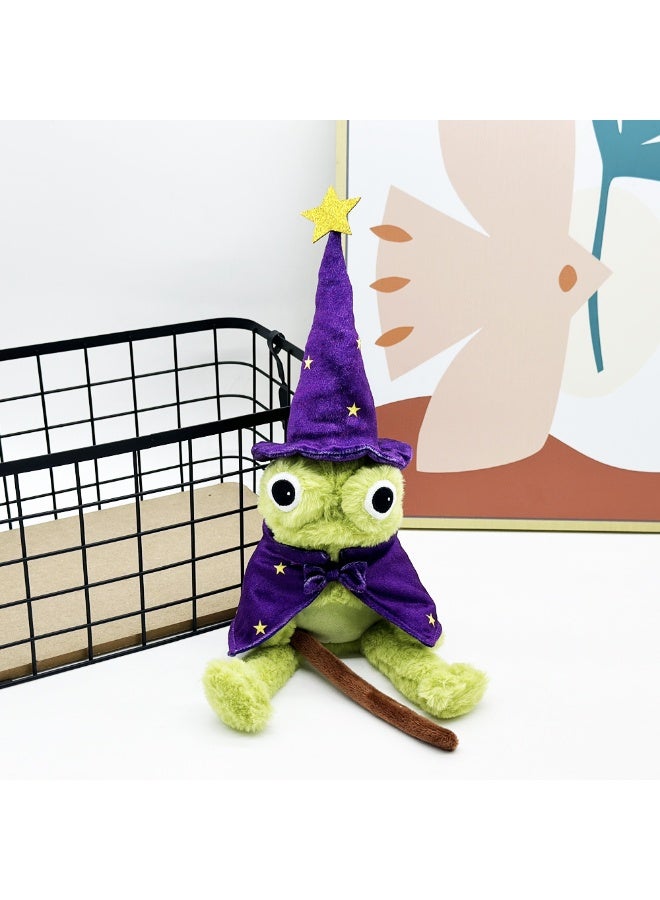 عام ضوء القمر مانور الضفدع معالج شخصية دمية لطيف ألعاب من نسيج مخملي أفضل هدية للعائلة والأصدقاء - Image 2