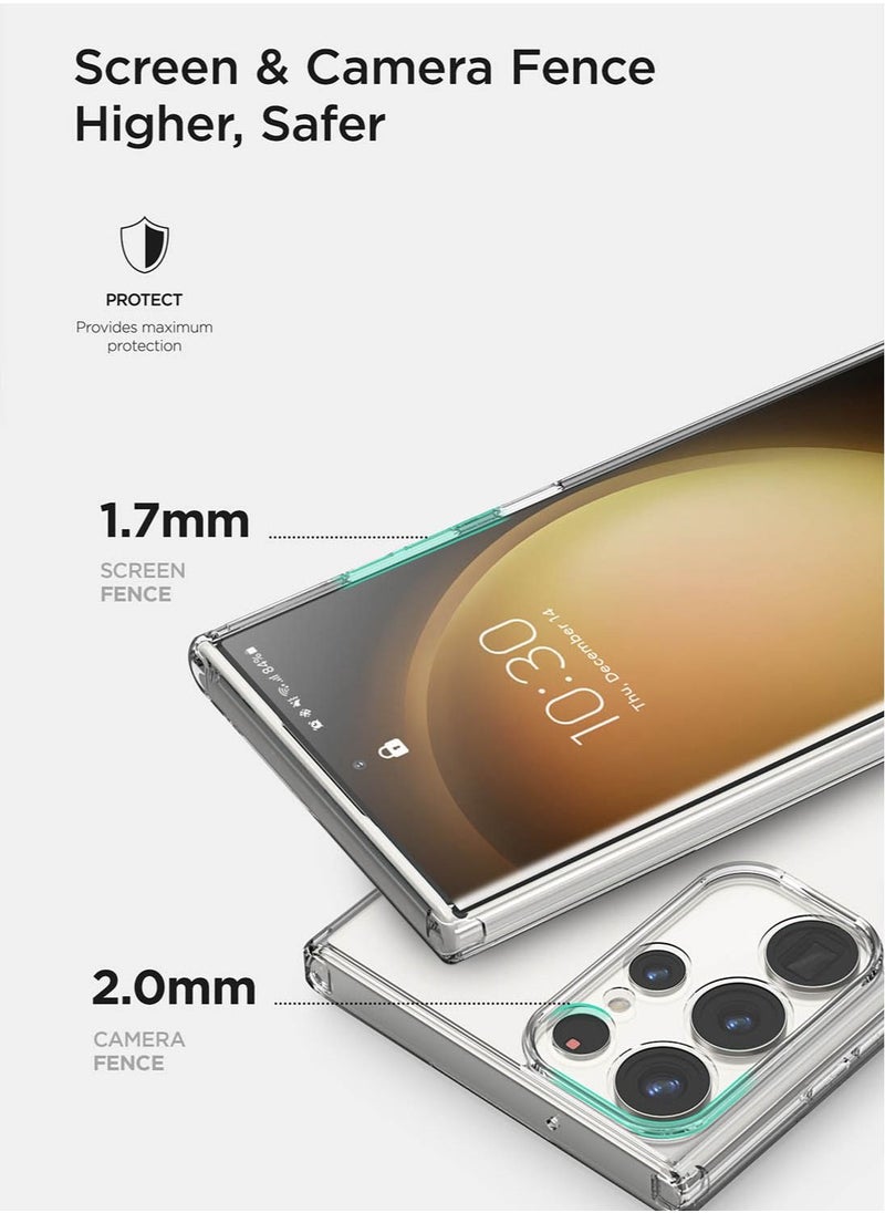 VRS Design Crystal Mixx for Samsung Galaxy S23 ULTRA Case Cover (2023) - Clear  - Image 3