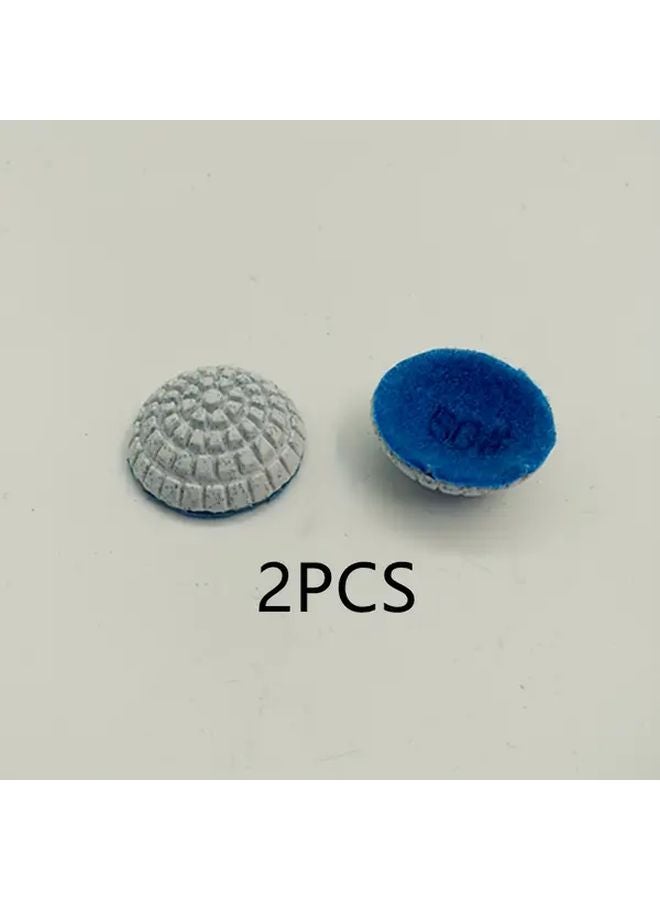 قطعتان ٤٣ مم وسادات تلميع ماسية رطبة مقوسة للحجر بحبيبات ٥٠ - Image 1
