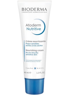 Bioderm Bioderma Atoderm Nourishing Cream Japanese Nutrients Delicate to delicate and sensitive skin, 40 ml  - Image 1