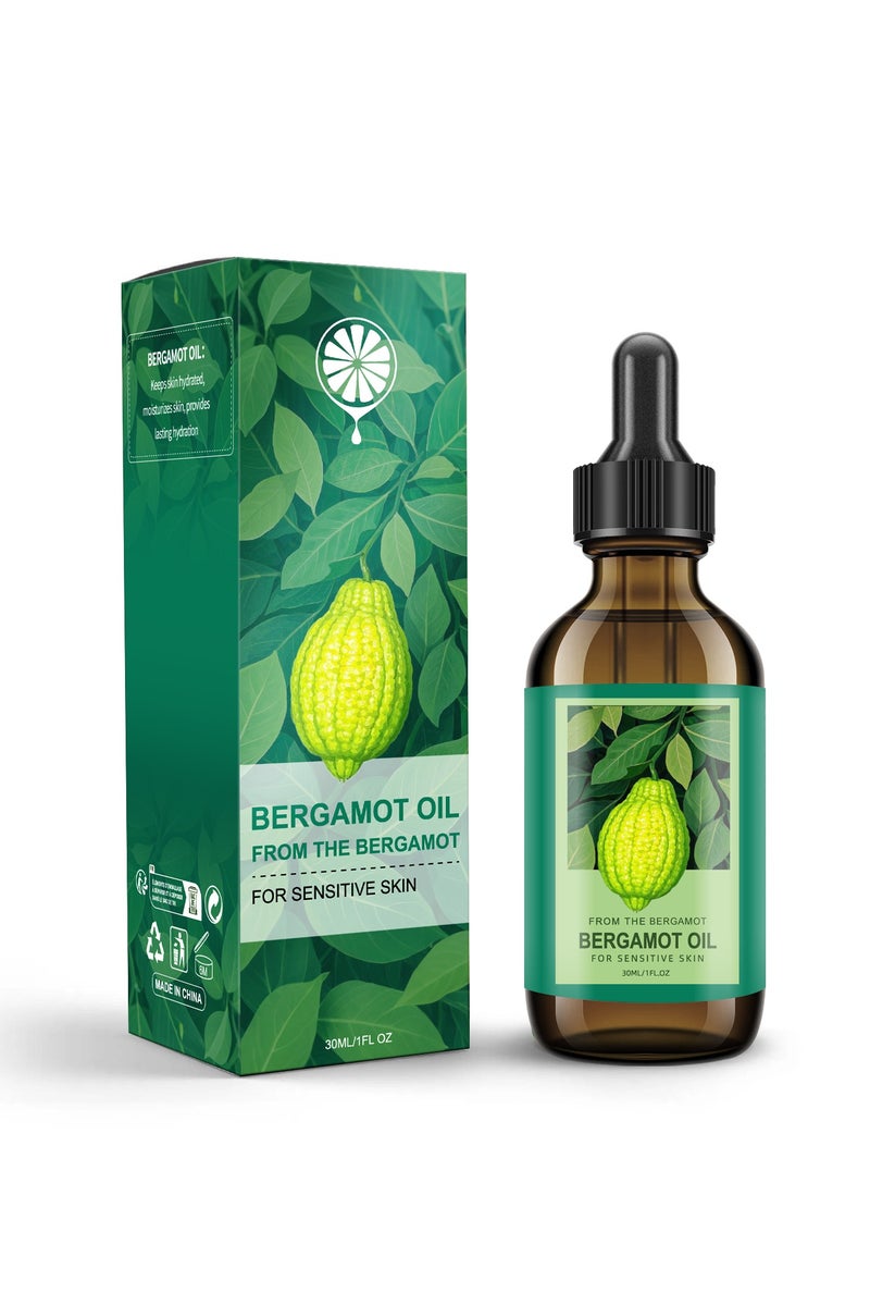 سيلركسي زيت الوجه البرجاموت 30 مل - زيت أساسي من المنتجات العضوية الطبيعية للبشرة الحساسة. زيت حمض الهيالورونيك متعدد الأغراض للرعاية اليومية والعلاج بالعطور والسبا واليوغا. - Image 1