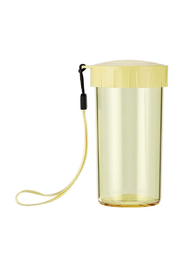 Tupperware طقم صندوق غداء ميكروويف من توبراوير للطلاب وموظفي المكاتب 3 قطع 1 لتر + ملعقة + كوب ماء كريمي أصفر - Image 5