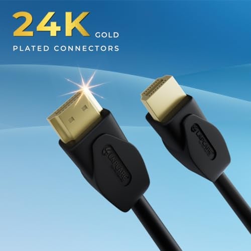 LAPCARE 5 Meter HDMI Male to HDMI Male Cable TV Lead 1.4V High Speed Ethernet 3D Full HD 1080p HDMI Cable (Black For Computer, Laptop, Tablet) - Image 5
