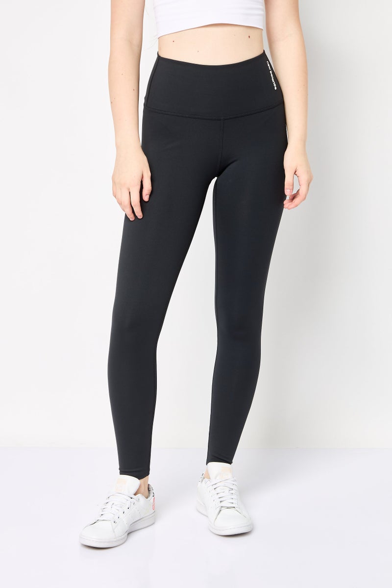 New Balance Women Tight Fit High Rise Training Leggings, Black - Image 1