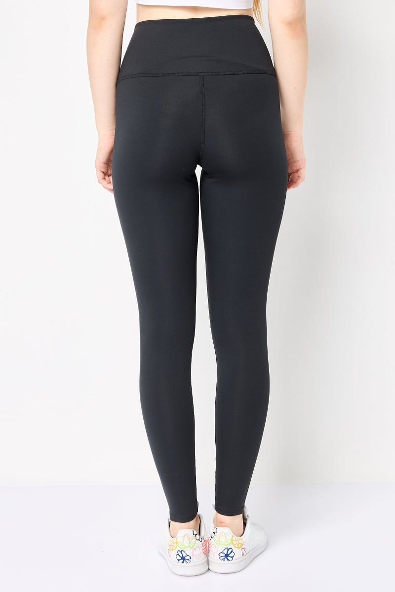 New Balance Women Tight Fit High Rise Training Leggings, Black - Image 4