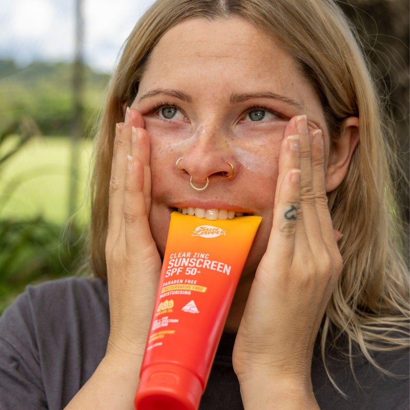 Sun Zapper Clear Zinc Sunscreen â€“ SPF 50+ Broad Spectrum, Water Resistant â€“ 100mL (3.4 oz) â€“ Contains Vitamin E & Aloe Vera â€“ Made in Australia - Image 4