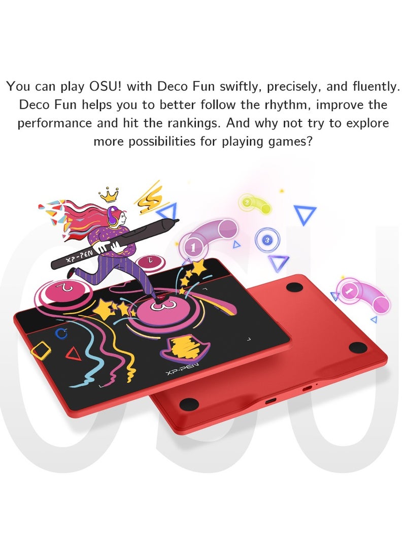 XP-PEN Deco Fun XS Digital Drawing Tablet Graphics Tablet 4 inch for Art Signature Online Education for Windows Mac Android Linux - Image 5