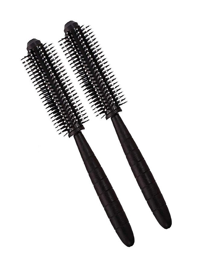 E-DUNIA Premium Unisex Round Roller Hair Brush Combo Comb for All Type of Hair (Set of 2) - Image 1