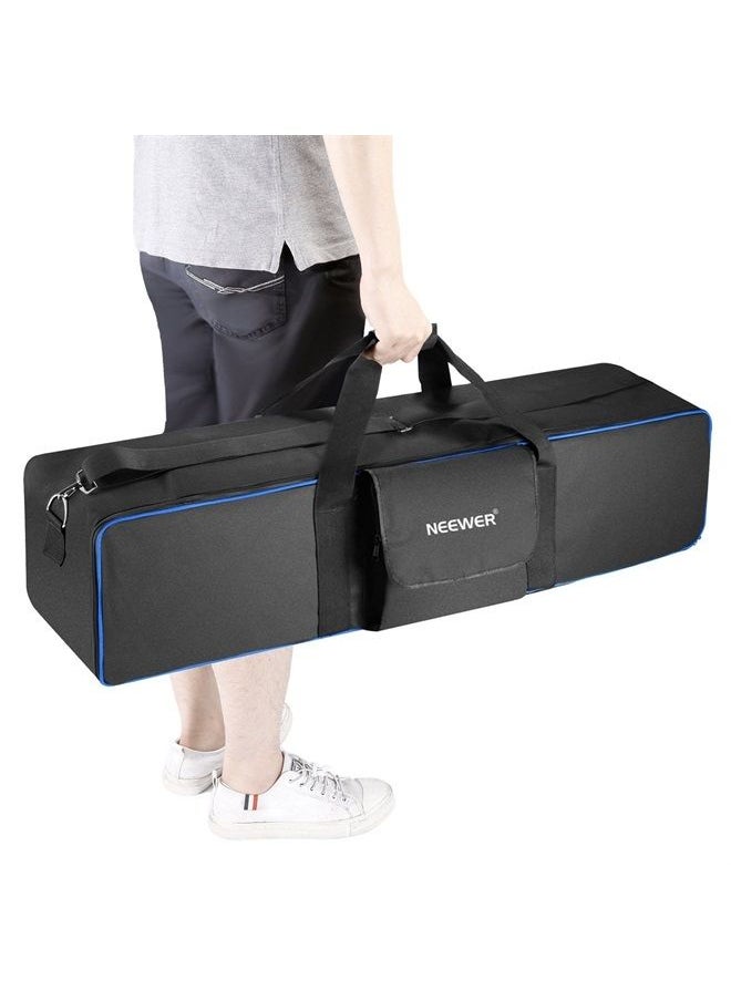 Neewer - Large Photo Studio Lighting Equipment Carrying Bag 41.3x9.84x9.84inches with Shoulder Strap and Handle for Light Stand, Tripod, Umbrella, Monolight, LED Light and Other Accessories (Blue) - Image 1