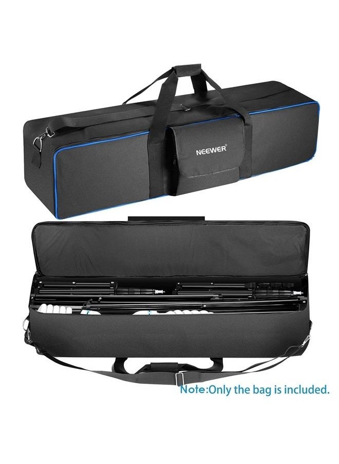 Neewer - Large Photo Studio Lighting Equipment Carrying Bag 41.3x9.84x9.84inches with Shoulder Strap and Handle for Light Stand, Tripod, Umbrella, Monolight, LED Light and Other Accessories (Blue) - Image 1