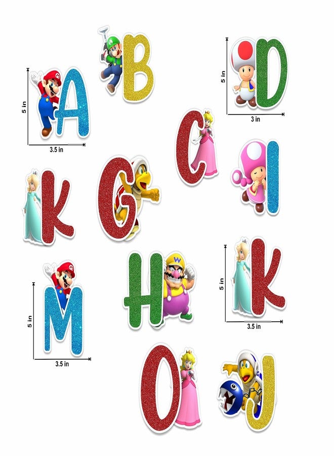 Seyal® Supr Mario Alphabets Wall Sticker - Image 3
