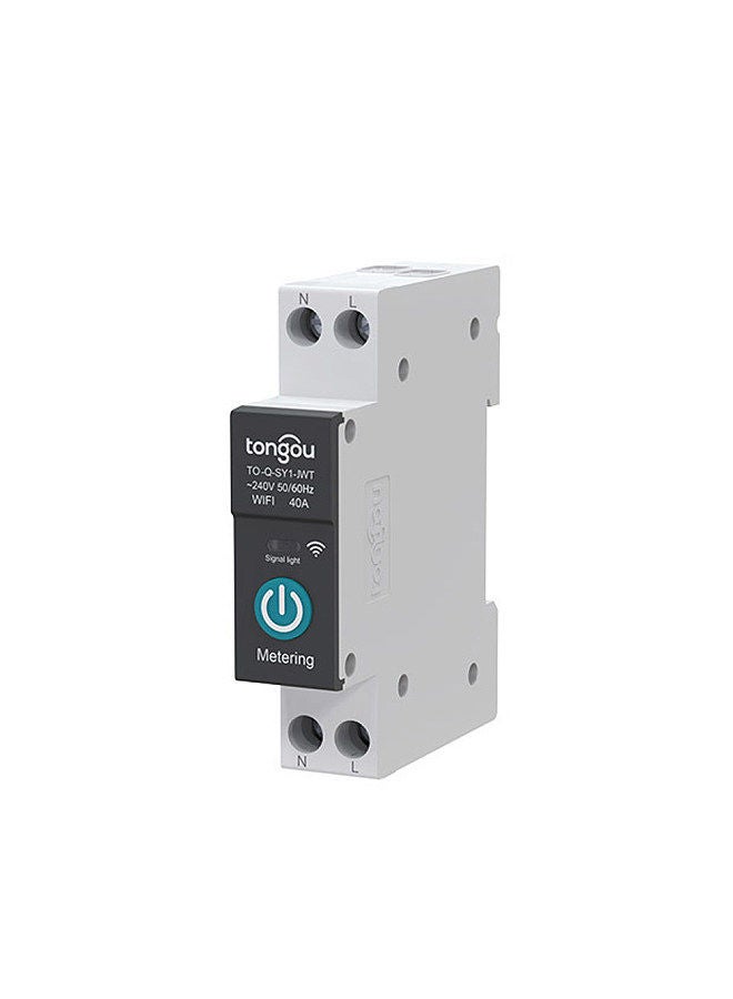 tongou Tuya WiFi Intelligent Circuit Breaker Wireless Remotes Control Switch Mobilephone APP Remotes Viewing Intelligent Home Circuit Breaker Timing Countdown Loop Timing Modes  - Image 1