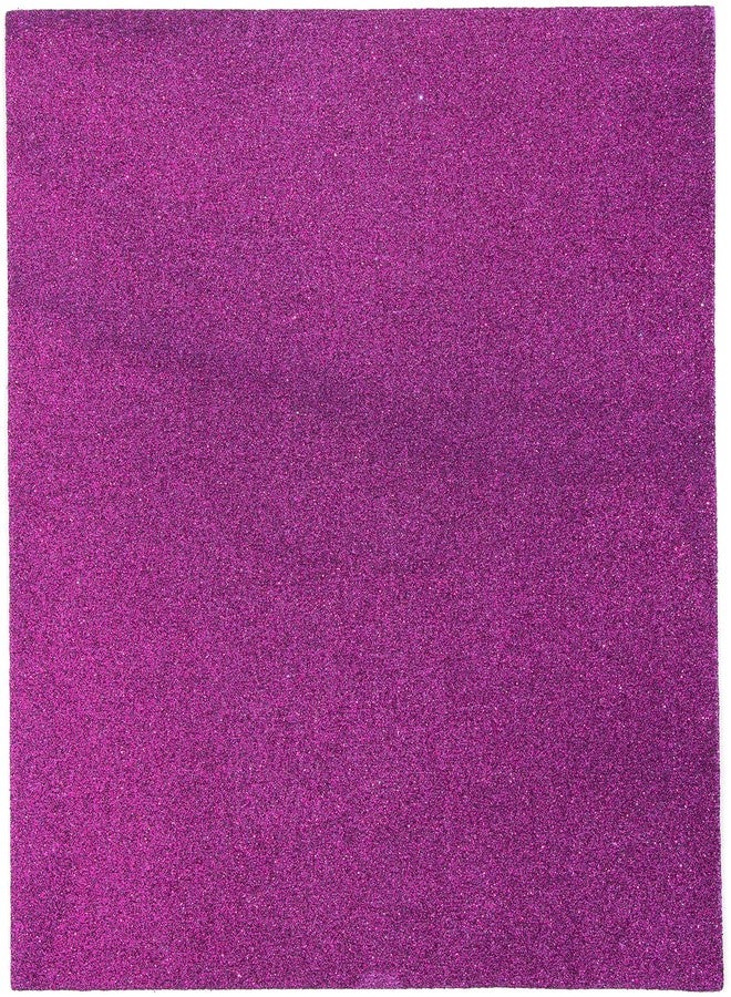 Cousin DIY Pink Hot Glitter Foam Sheet, 9 x 12 inch, 2mm