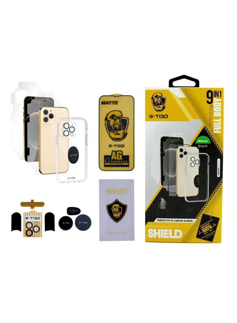 اس-توب بكج حماية ايفون 9in1 ماركة S-TOP - Image 1