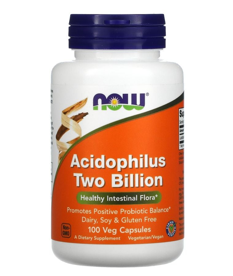 now Acidophilus 2 Billion CFU 100 Veg Capsules