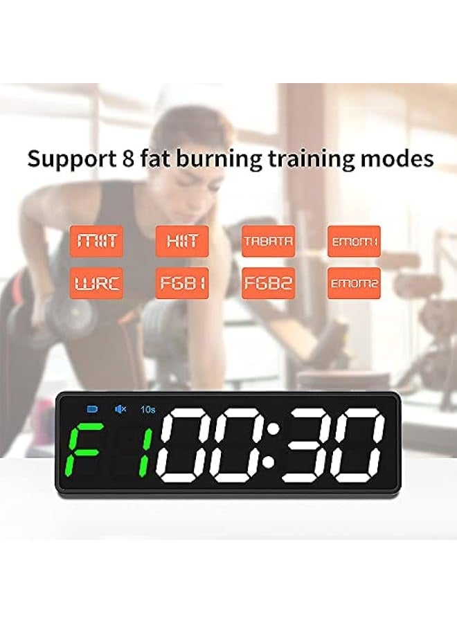 Mini Gym Timer Rechargeable Stopwatch Portable Countdown/up Clock with Magnetic Back for Home Gym Fitness Training - Image 2