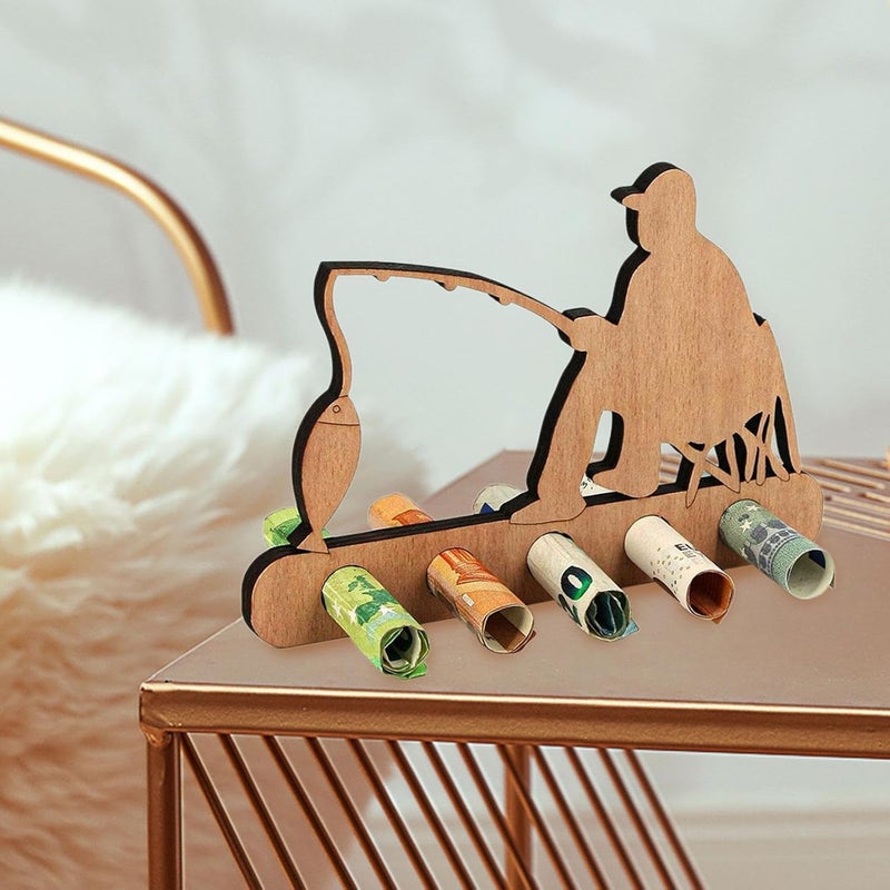 Graduation Money Holder Ornament, DIY Crafts, Creative Wooden Money Holder Gift for Graduation Party Centerpiece - Image 5