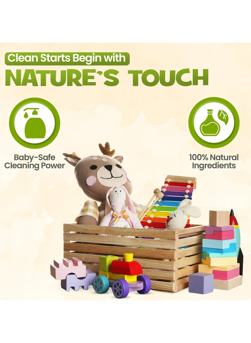 Enfant Surface & Accessory Cleaner Spray Multi Surface Cleaner Spray 500ML For Toys, Nursery, High Chairs, Mats, Cribs, Windows And More Healthy Care, Healthy Clean With Your Smart Selection Of 100% Essential Oil Blends From Rosemary And Tea Tree Include Certificated Organic - Image 2