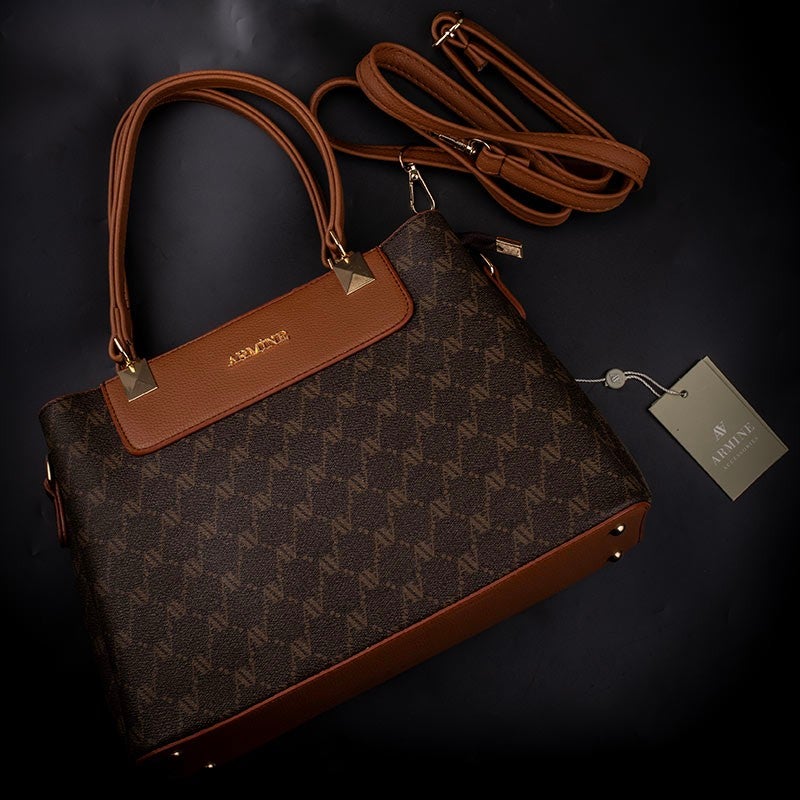 Armine Brown Dotted Women's Classic Bag  - Image 4