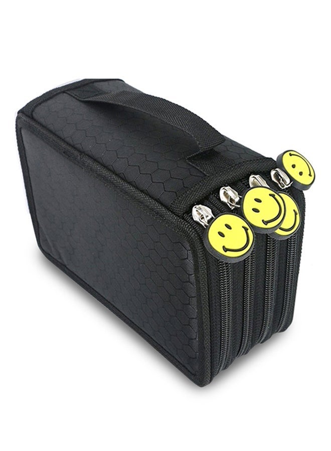 4 Layer Pen Case Black - Image 1