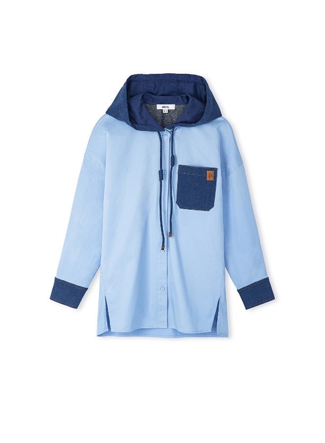 Ipekyol Combined Poplin Shirt - Image 3